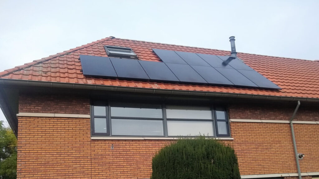 Woning met zonnepanelen